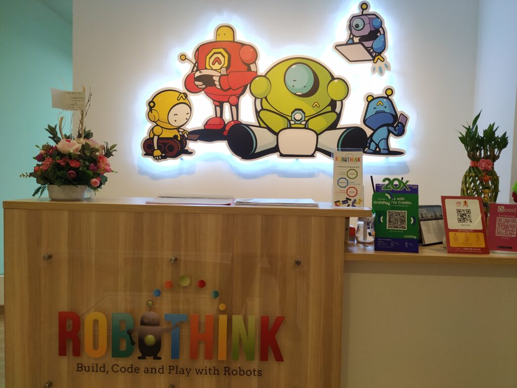 RoboThink reception counter